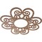Ekena Millwork Cohen Wood Fretwork Pierced Ceiling Medallion, Walnut, 28"OD x 9 5/8"ID x 1/4"T CMWP28X28X0250COWA - alternate 2